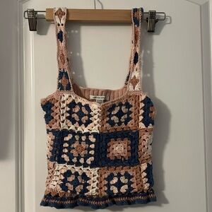 American Eagle Outfitters crochet top size xs